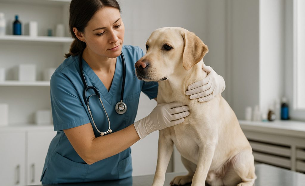 Pies na wizycie u weterynarza